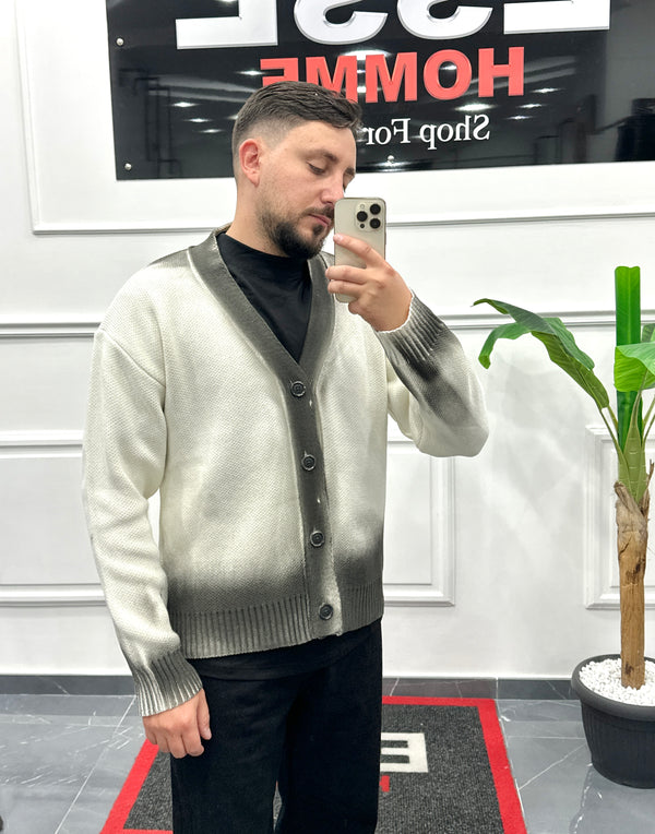 CARDIGAN SPORCATO