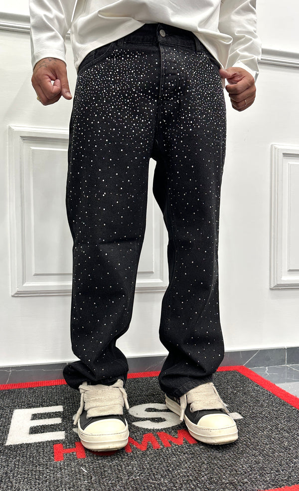 JEANS BLACK CRISTAL